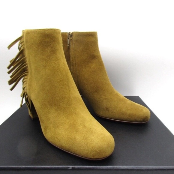 Yves Saint Laurent Babies 70 Fringe Zip Ankle Boots Booties 39 - Picture 5 of 7